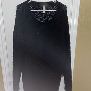 Zenana Black oversized sweater